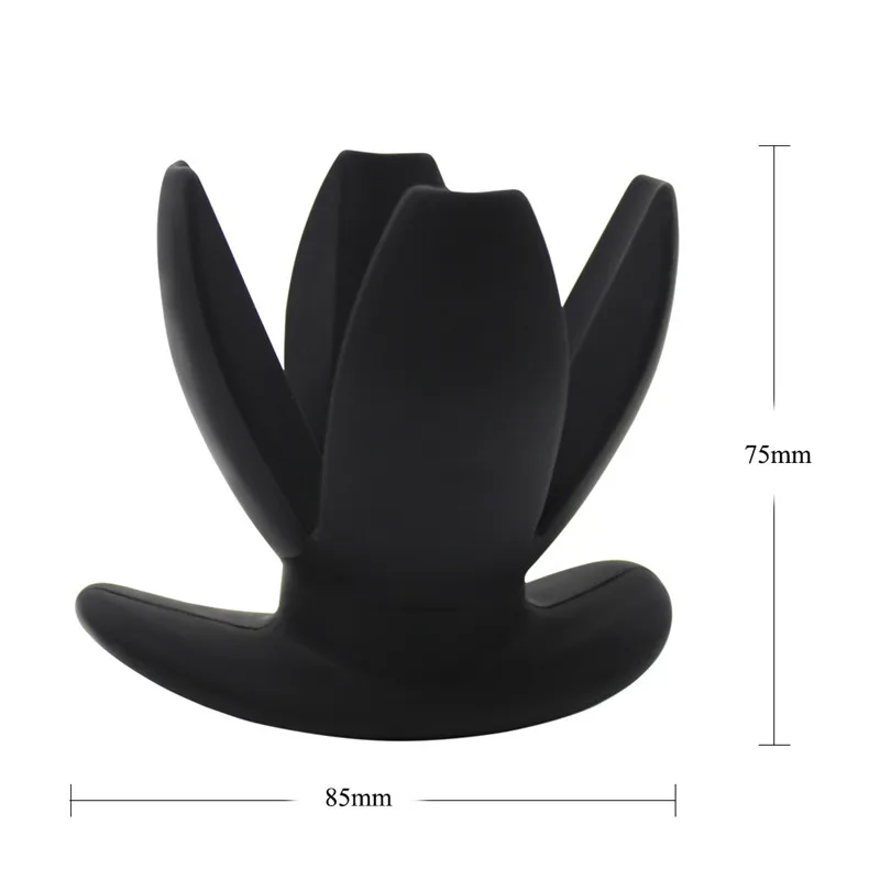 4-V образным вырезом шерсть трикотажный Силиконовые анальные расширители полые