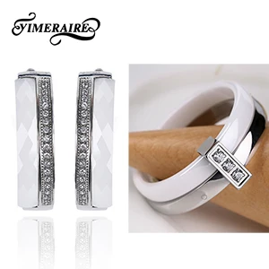 Набор керамических украшений классического дизайна черный белый керамика с