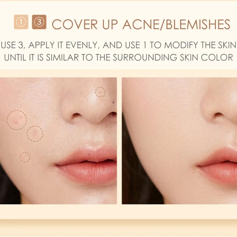 

FA172 5 Colors Correcting Concealer Palette Lightweight Long Lasting Waterproof 5 Color Concealer Plate