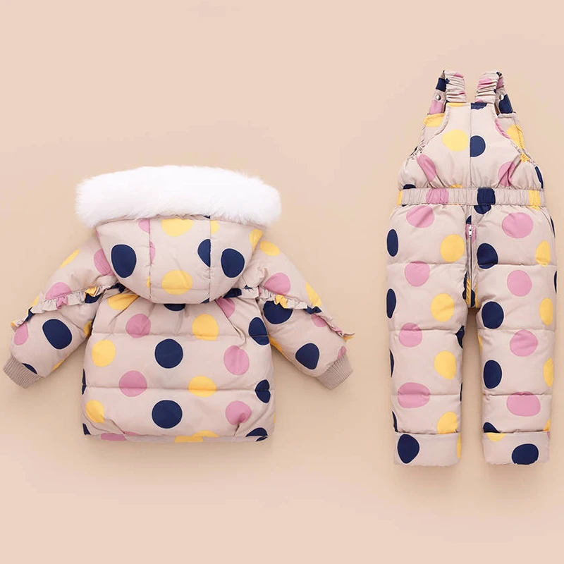 Комплект детской зимней одежды куртка пуховик детская Лыжная одежда парка для