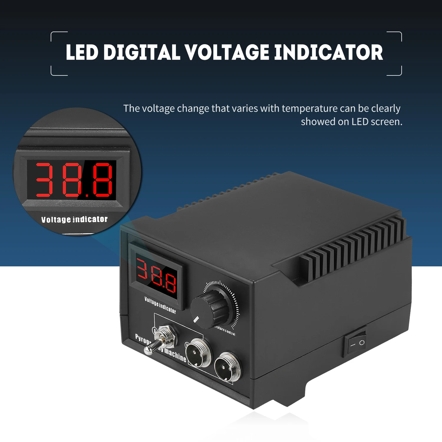 Электрический паяльник с наконечниками регулируемая ручка для пирографии 60 Вт 110