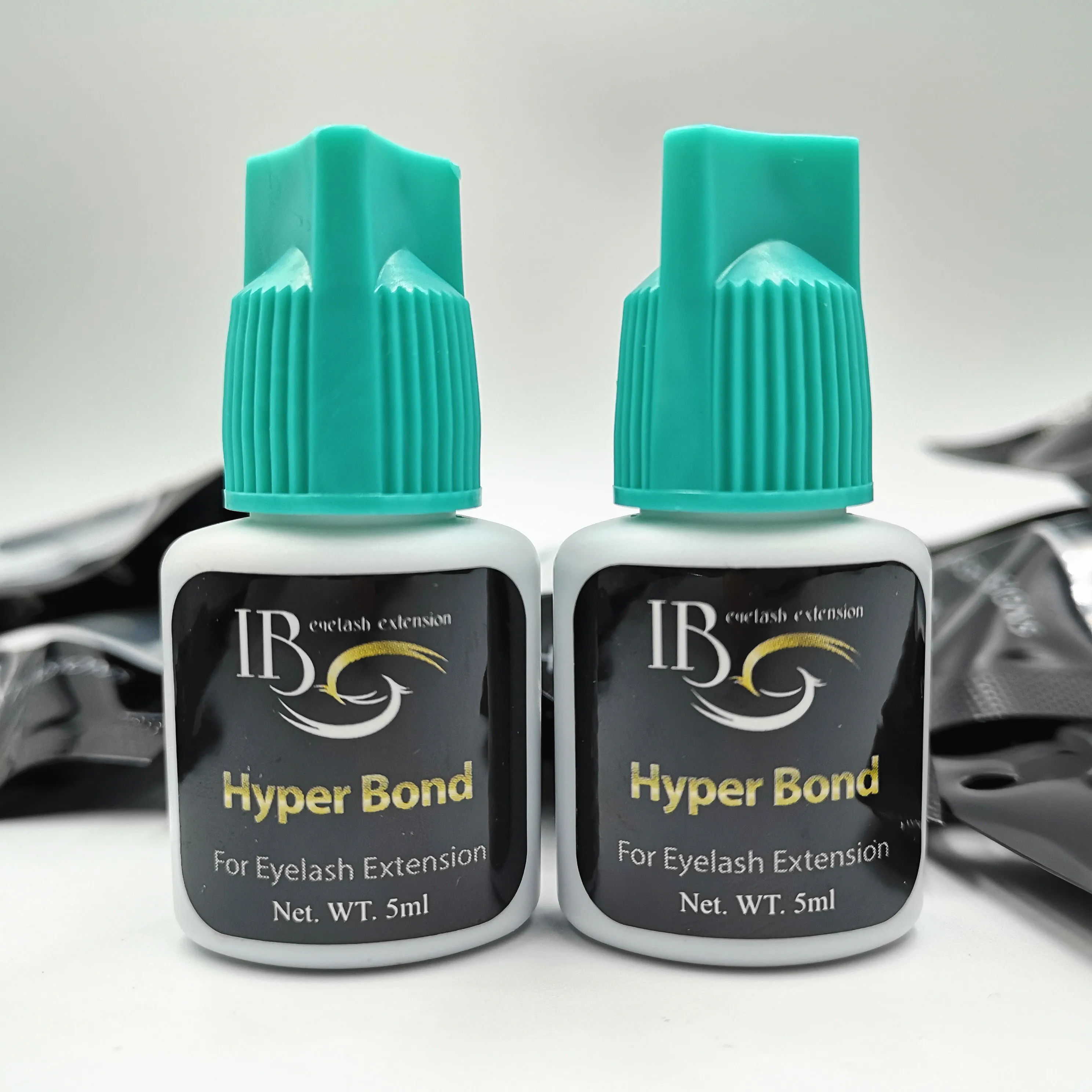 Клей для наращивания ресниц,, 1 шт., корейский IB ibeauty Hyper Bond, 0,5 s, быстросохнущий клей для наращивания ресниц, голубой колпачок, 5 мл