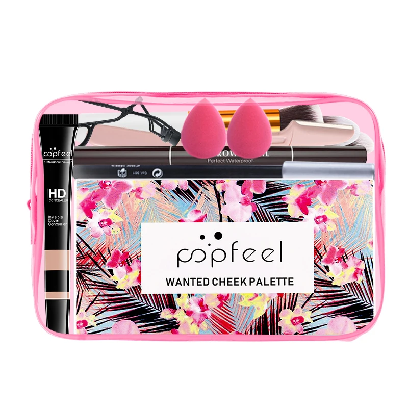 

25pcs Makeup Set Blush Eye Shadow Lipstick Eyebrow Pencil Concealer Makeup Brush Eyelash Curler Beauty Cosmetics Make Up Tools