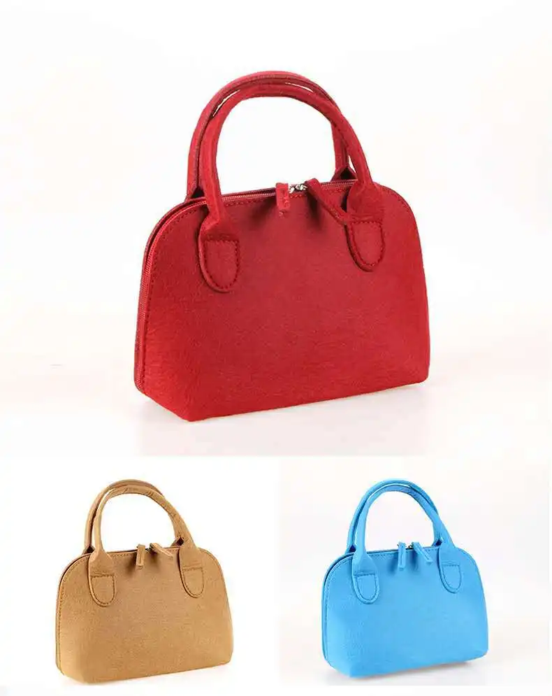 

Felt Bag, Ladies One-shoulder Messenger Bag, Handbag, Storage Bag, Large-capacity Multifunctional Fashion Cosmetic Bag