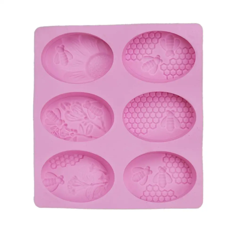 Силиконовая форма для мыла 3D пчелы инструмент выпечки сыра мусса торта шоколада