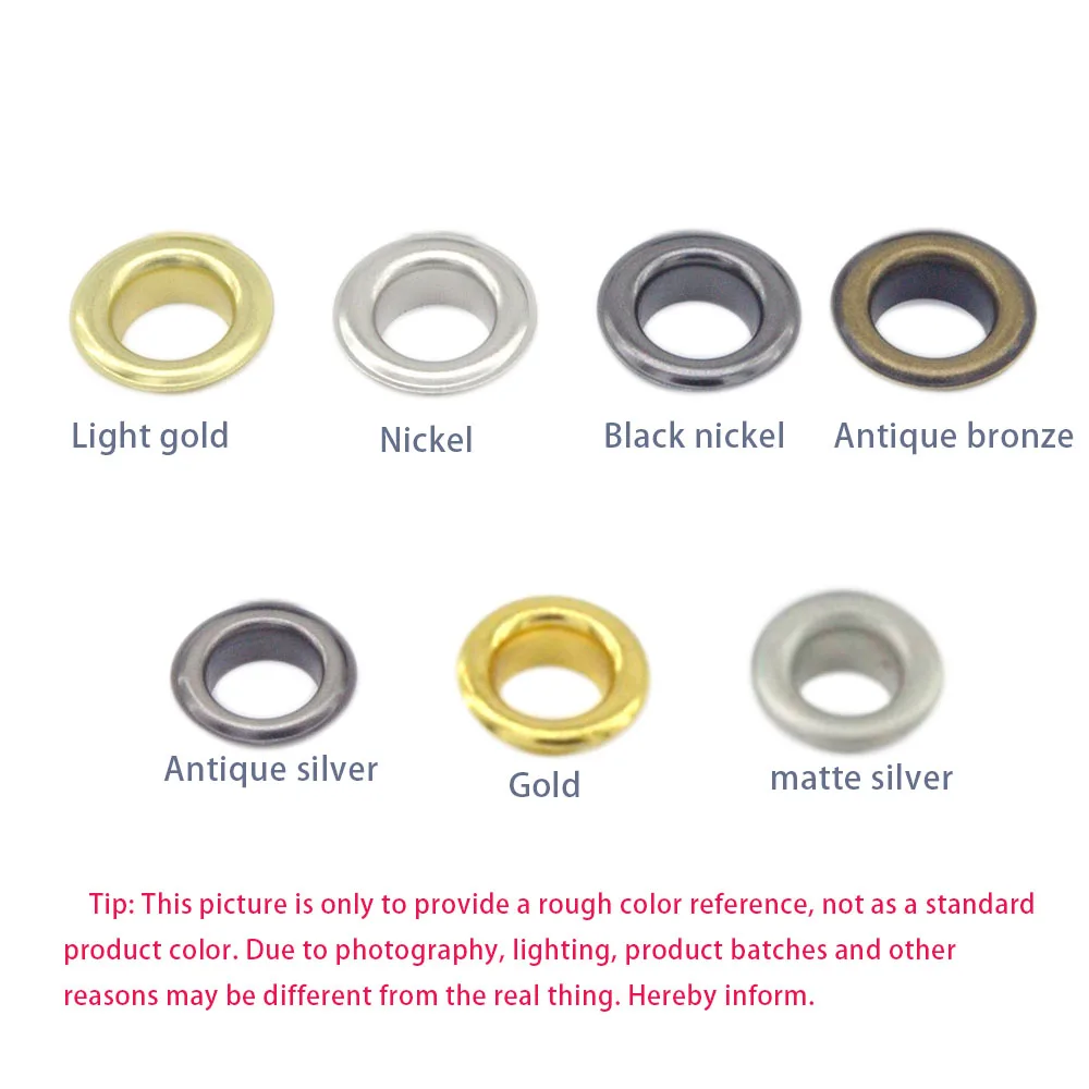 Оптовая продажа 100 компл./лот металлические латунные люверсы с шайбой 17 мм * 10