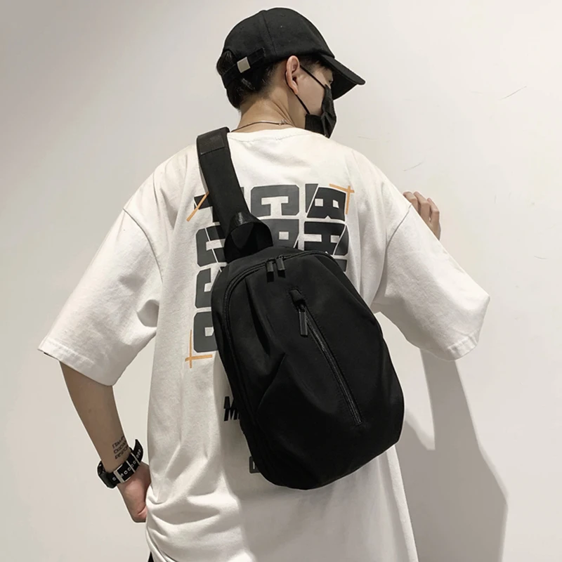 

Оригинальная нагрудная сумка aizаккуратная спортивная сумка большой емкости Студенческая сумка повседневная сумка через плечо