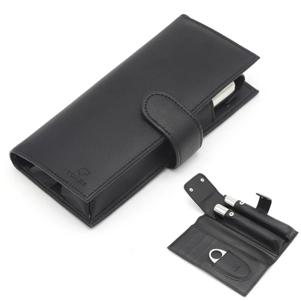 Чехол для сигар COHIBA дорожная коробка Humidor кожаный сигарный хьюмидор аксессуары с