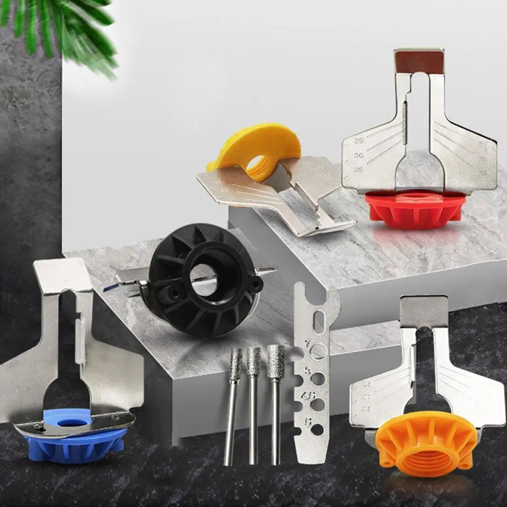 

New Chainsaw Sharpening Kit Electric Grinder Sharpening Attachment Set Saw Drill Rotary Chains Tool Accessories Polishing B3k3