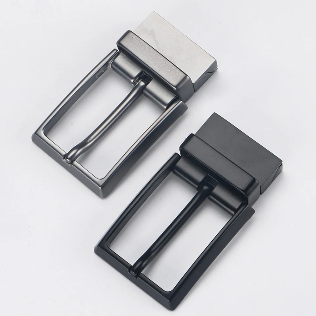 

Men's Reversible Alloy Belt Buckle Single Prong Rectangular Pin Belt Buckle