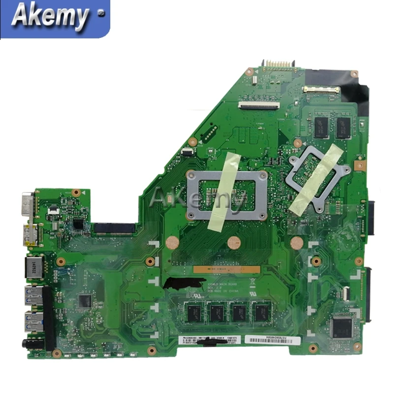 Akemy X550LD материнская плата для ноутбука ASUS X550LC X550LN X550L тестовая I5 CPU GT820M | Компьютеры