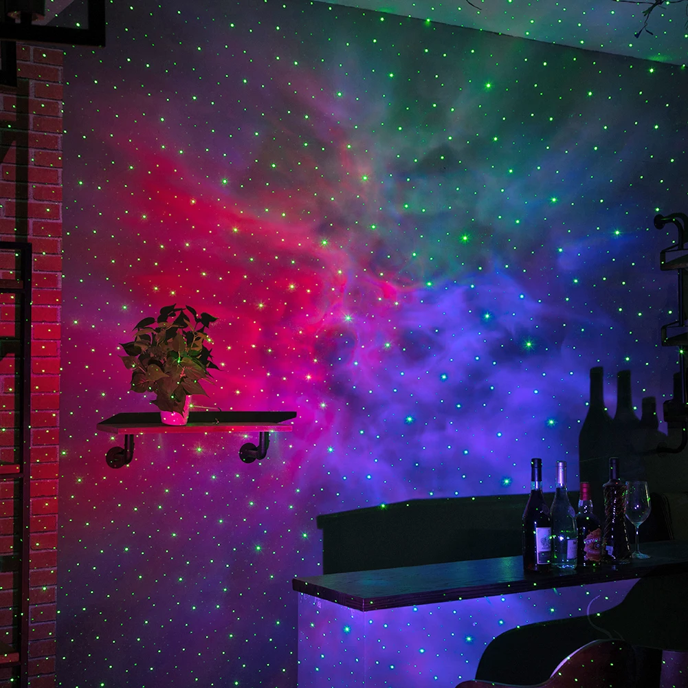 

The New Starry Sky Projector Lamp Colorful Led Laser Light Scene Decoration Light Suitable For Theater Bar Family Gathering