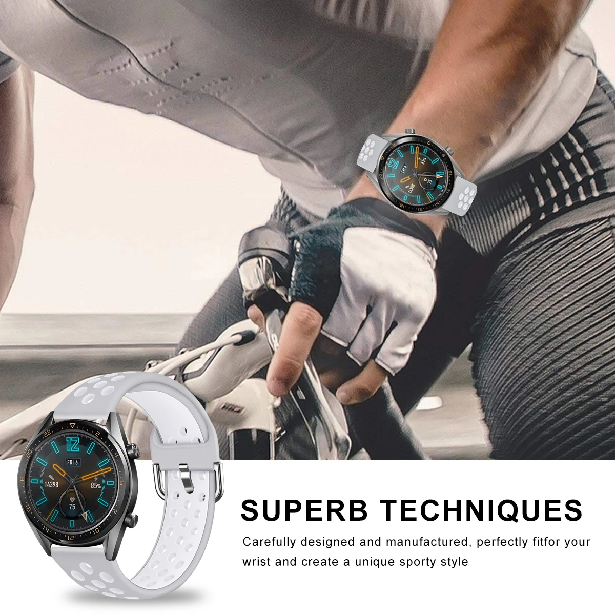 Для huawei Watch GT 2 ремешок 22 мм гибкий мягкий силиконовый Смарт-часы с заменой ремешка браслет для huawei Watch GT2