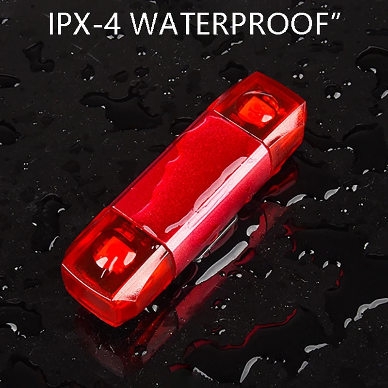 

Bicycle Light LED Taillight Rear Tail Waterproof Light USB Rechargeable Portable Mountain Cycling Safety Warning Light