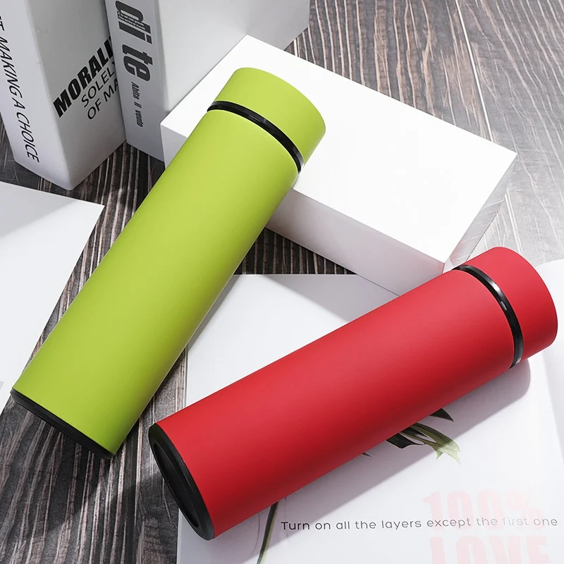 500 мл из нержавеющей стали с двойными стенками вакуумная Спортивная бутылка для