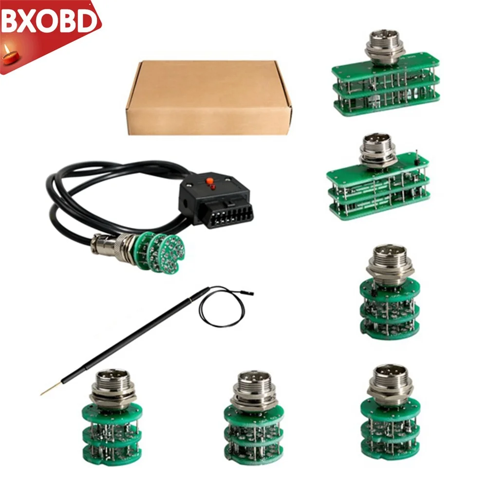 Полный комплект адаптеров для ЭБУ программатора универсального