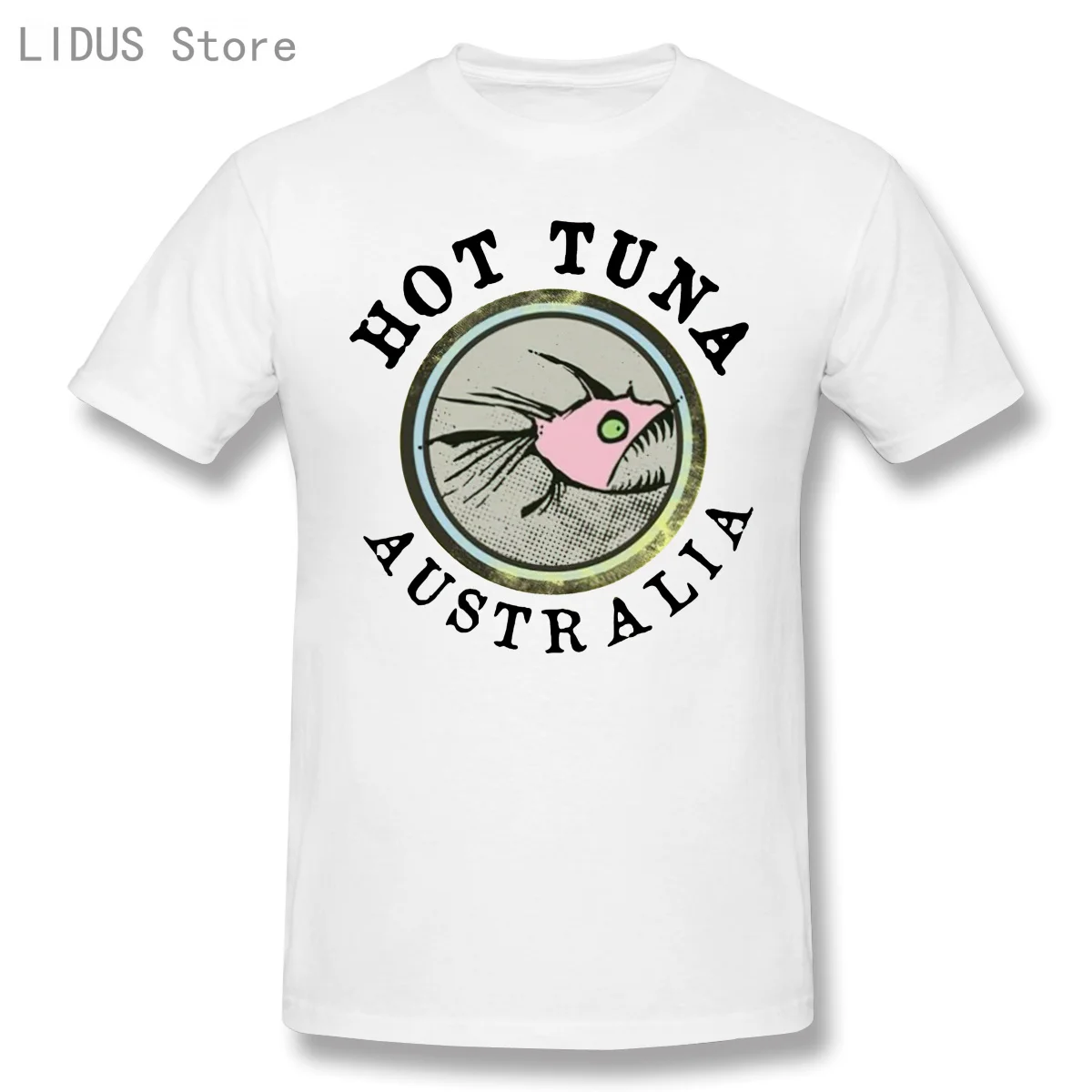 

2021 Fashion Graphic T-shirt Cartoon Anime Tuna Australia Short Sleeve Casual Men O-neck 100% Cotton Tshirts Tee Top