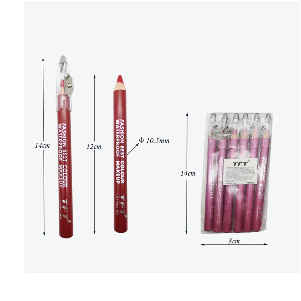 1PC Glitter Eyeliner Pencil Colorful Matte Waterproof Eye Shadow Lip Liner Pen With Sharpener Cosmetics Makeup Tools Dropshi | Красота и