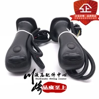 free shipping excavator refitted to grasp wood and iron three key lever handle rubber handle pilot lever rubber
