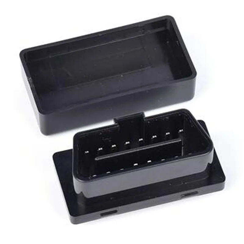 Мини OBDII 16pin штекер углового разъема 16 pin Obd2 разъем Obd 2 ELM 327 провода розетки Ii