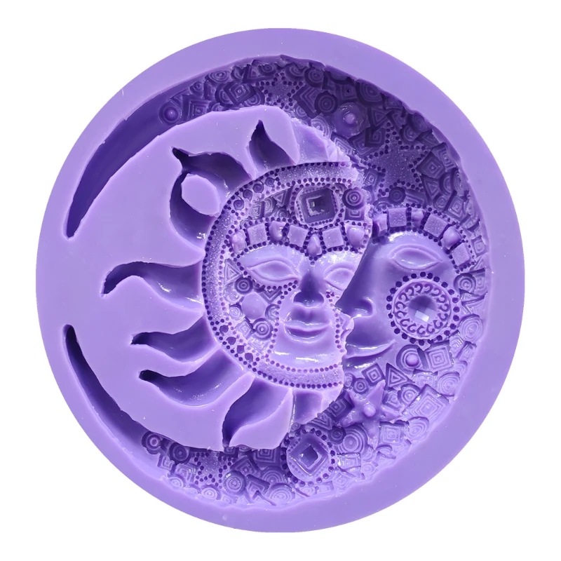 

DIY Resin Mold Suitable for Jewelry Silicone Resin Molds Including European Style Moon Sun Shape Silicone Mold