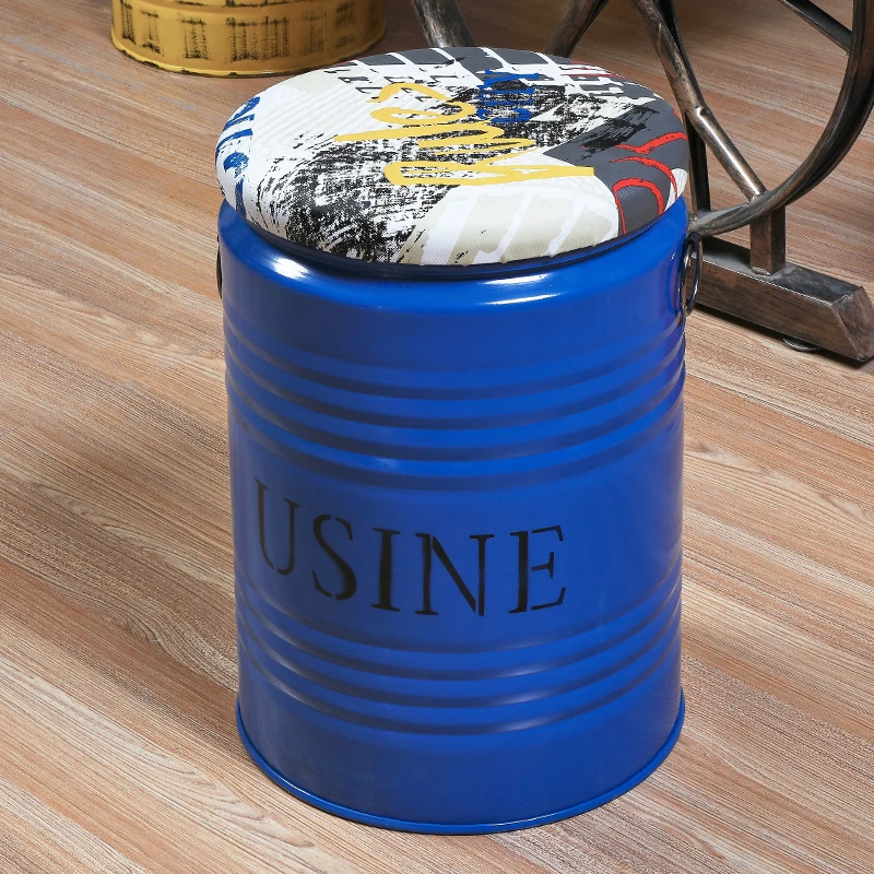 Американский Ретро Барный стул барный из кованого железа для краски