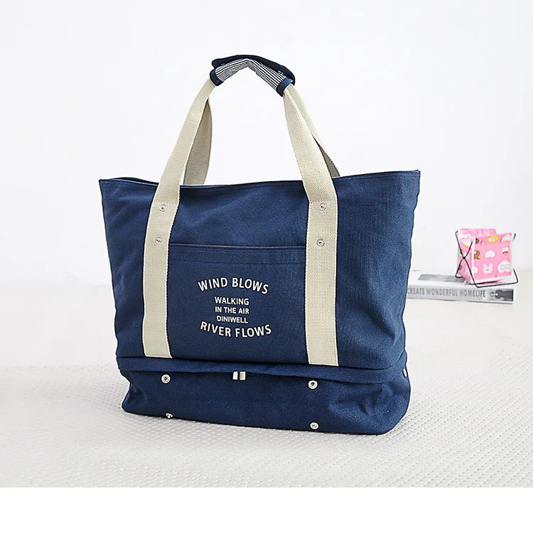 

Women's Large Capacity Fitness Bag Portable Travel Leisure Single Shoulder Mommy Shoes Luggage Storage s Makeup