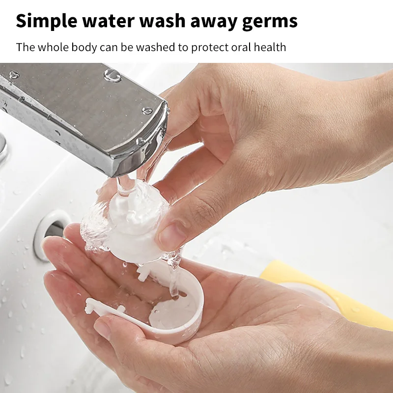 

Toothpaste Dispenser Wall Mount Dust-proof Toothbrush Holder Wall Mount Storage Rack Bathroom Accessories Set Squeezer