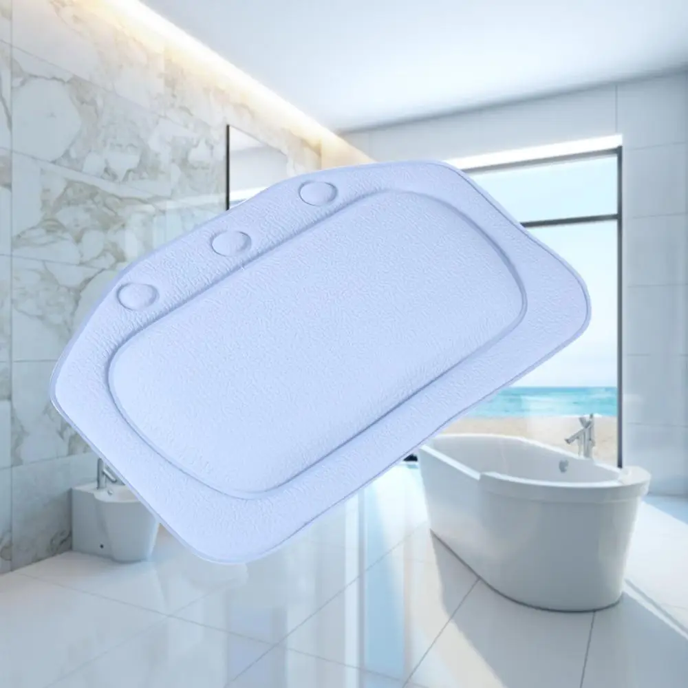 

15 Bathroom Supplies Bathtub Pillow Bath Bathtub Headrest Suction Cup Waterproof Spa Bath Pillows Bathroom Products Home 17
