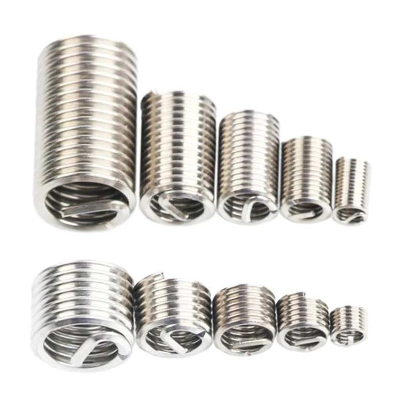 

150pcs Stainless Steel Helicoil Thread Repair Insert Kit M3 -M8 Nut Kit