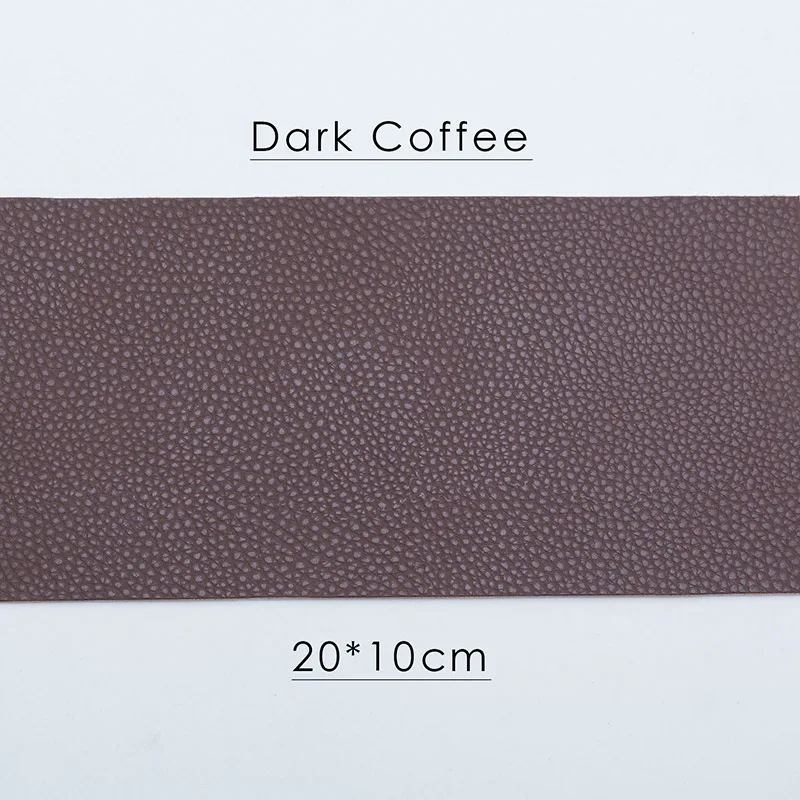 dark coffee 15 цветов самоклеющиеся нашивки из искусственной кожи свободный крой DIY стикер для одежды ремонт кожаный диван-кровать в машине кожаная сумка Украшение кровати - Цвет: dark coffee