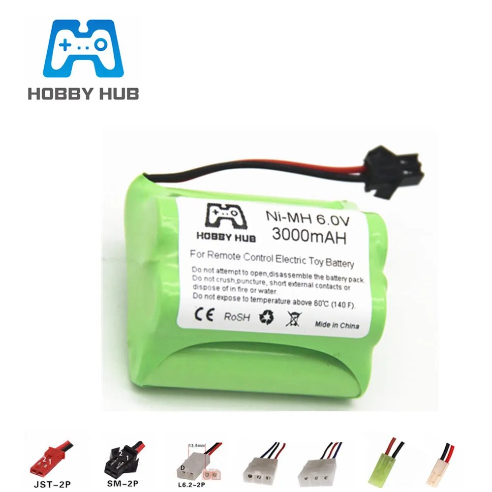 

3000mah 6v Rechargeable Battery For Rc toys Cars Boats Guns parts AA 700mah 2400mah 6v Rechargeable Battery Pack 5Pcs