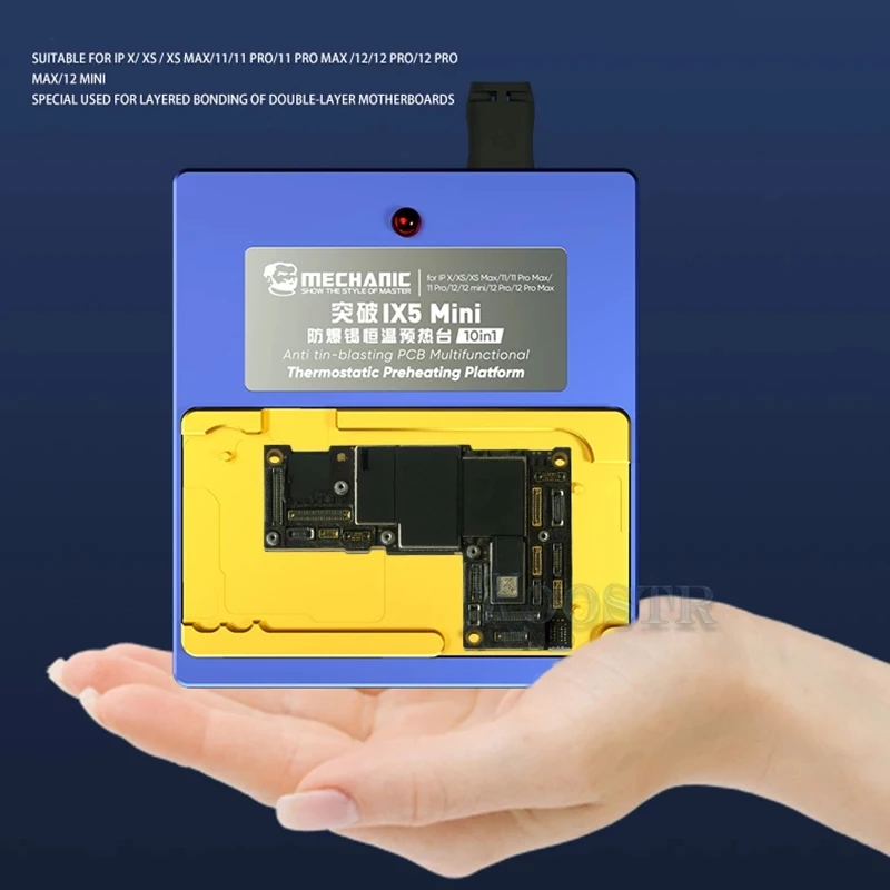 MECHANIC IX5 Mini 10 в 1 сварочная платформа для iPhone X-12 PRO MAX материнская плата многослойная