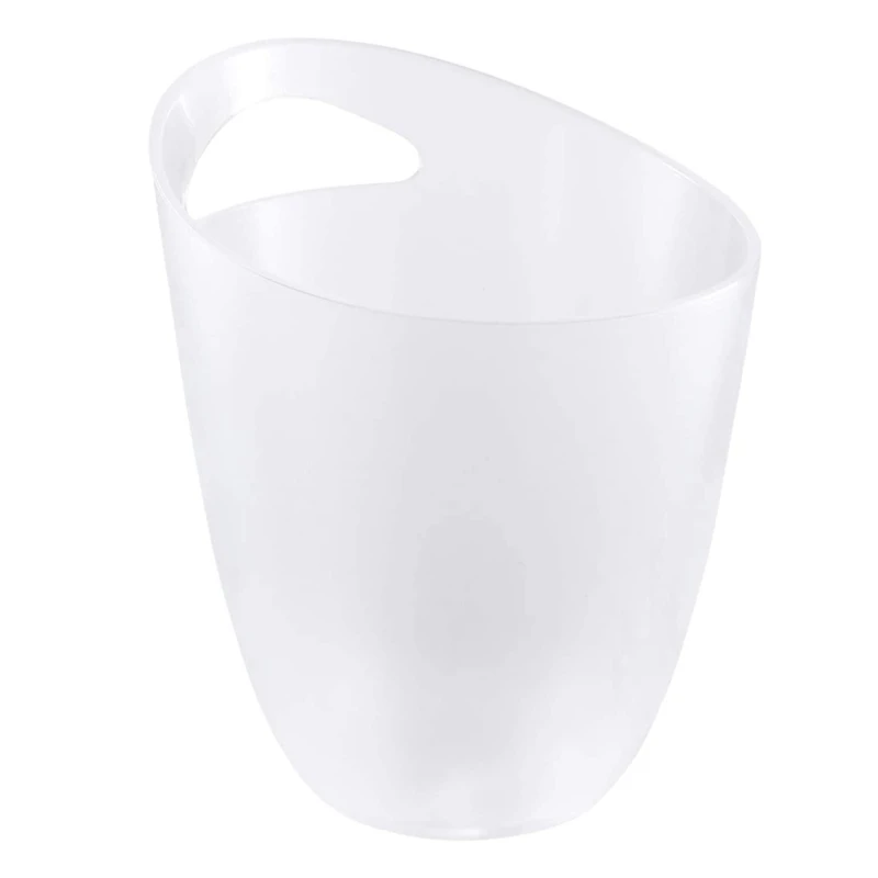 

3.2 L Transparent Oblique Acrylic Ice Bucket Plastic Bar Bucket Champagne Bucket Beer Basket Wine Whisky Ice Bucket
