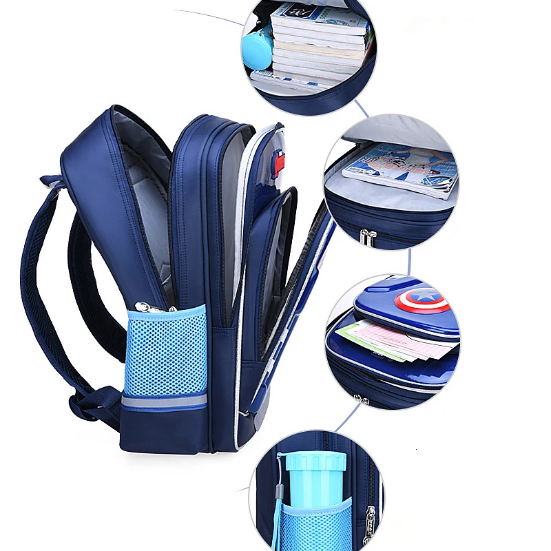 and waterproof nylon school backpack for boys High-quality girls Fashion dot bow girl backpacks kids book bag mochila infantil