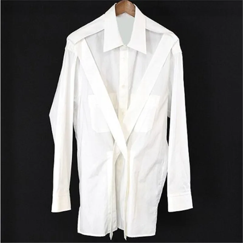 2022 New shirt back display structure design custom cotton long-sleeve shirt  M-6XL! High quality large size men's wear