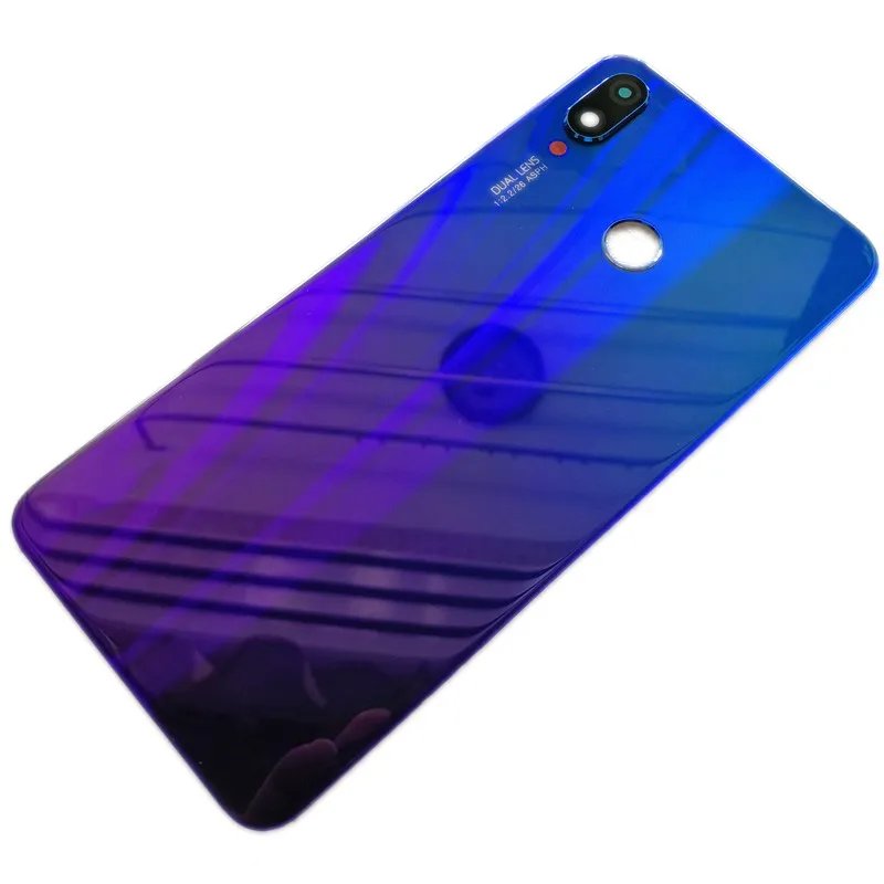 Оригинальная задняя крышка для huawei Nova 3i+ стеклянный объектив для камеры для huawei P Smart+ задняя крышка для батареи, запасные части