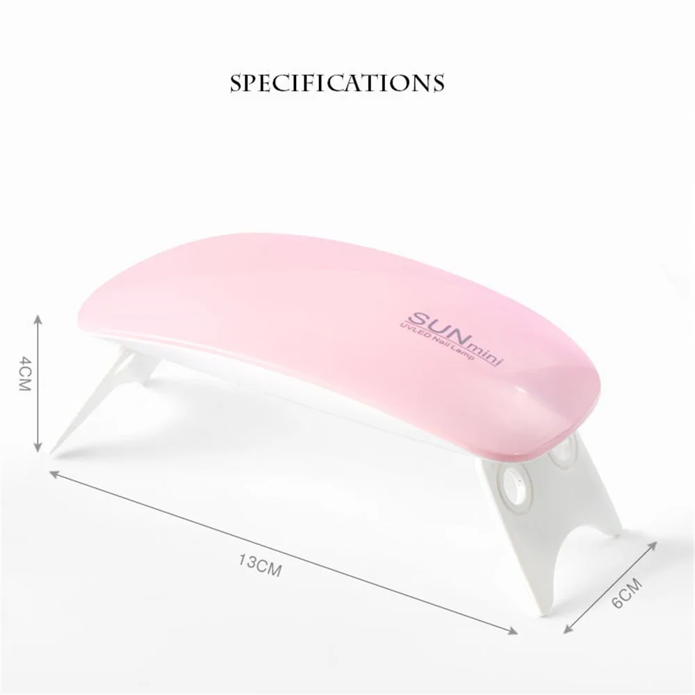Сушилка для ногтей Светодиодная УФ лампа маникюра микро USB гель лак отверждающая