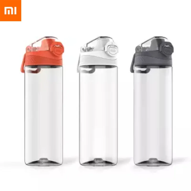 Спортивная чашка Xiaomi Tritan 620 мл с защитным замком, Нетоксичная и безвкусная устойчивость к падению при высокой температуре, открытая одной рукой