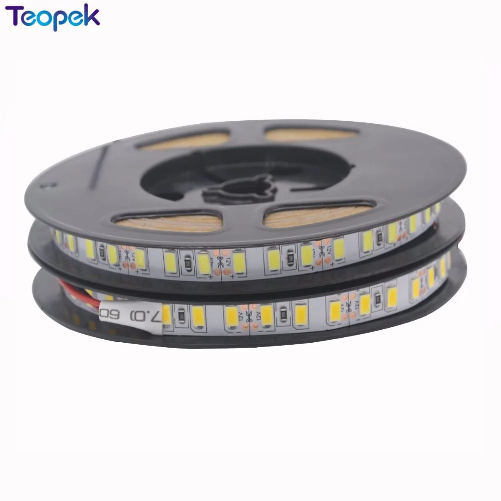 5 м 5630 Светодиодная лента 120 LED/m IP20/IP67 водонепроницаемая 12 В гибкая светодиодная 600