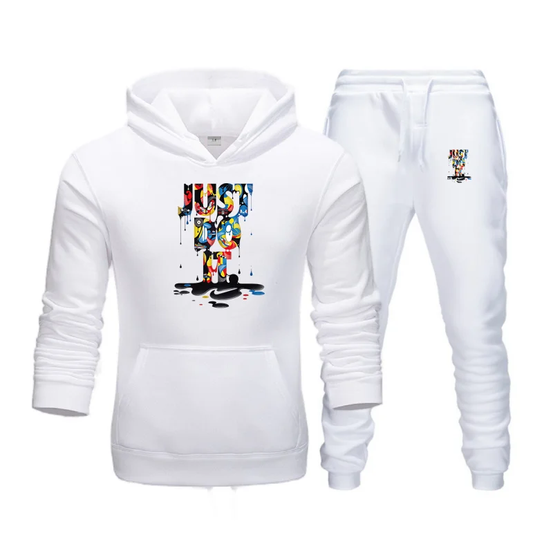 

New Style Hoodies+Pant Two Piece Set Variety Of Colors Available Sweatshirt Comfortable Casual Sporting Track Suit Pullover