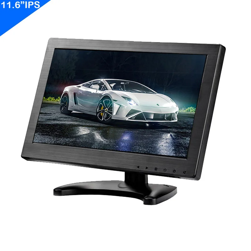 Промышленный монитор ZHIXIANDA 11 6 дюйма 1366x768 BNC HDMI AV VGA USB вход для автомобильного