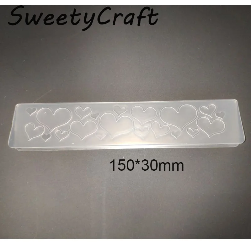 

150*30MM Heart Embossing Folder Plastic Card Making Stamps Scrapbooking Paper Craft Supplies Impressions Folders Christmas DIY