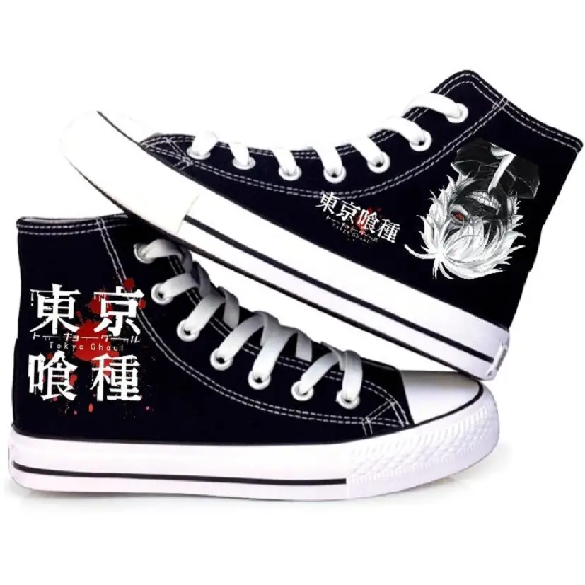 

Anime Cos Tokyo Ghoul Demonia Canvas Flat Shoes Cosplay Sneakers