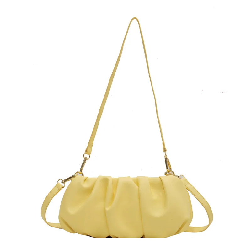 

Underarm Bag Luxury Leather Shoulder Bag 2021 Designer Handbags New Trendy Fashion Fold Cloud Bag Texture Messenger Bag