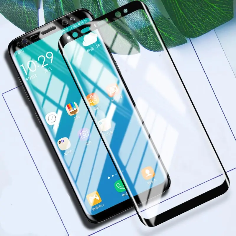 Suntaiho 3D полное покрытие закаленное стекло для Samsung Galaxy note9 A8 2018 Защитная пленка