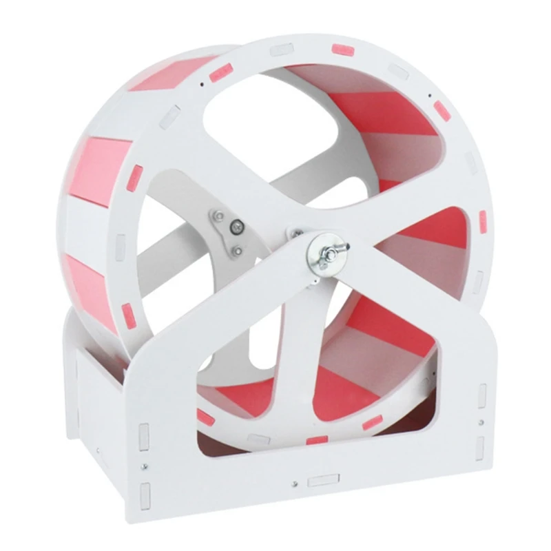 

H051 Hamster Running Exercise Wheel Silent Runner with Adjustable Stand Spinner for Gerbils Mice Small Pet Animal Toys