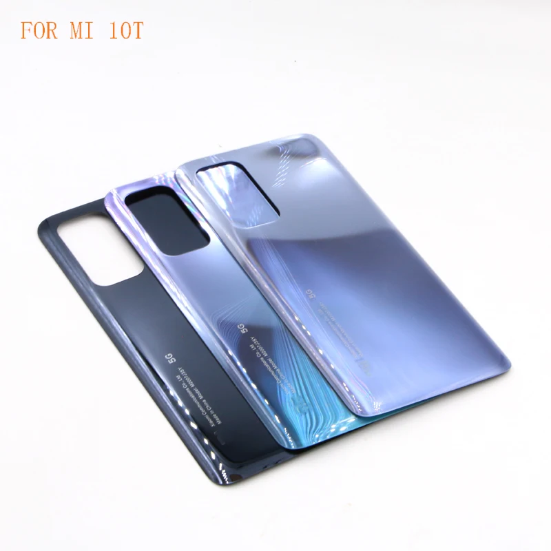 

Оптовая продажа 10 шт. для Xiaomi Mi 10T оригинальная стеклянная задняя крышка корпуса Mi10T задняя крышка Сменное стекло батарейный отсек
