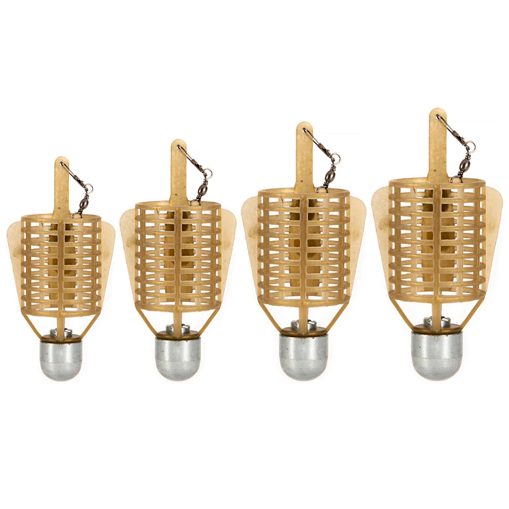 Для доставки прикорма и оснастки Фидер Желтая Лодка клетки грузило Пластик