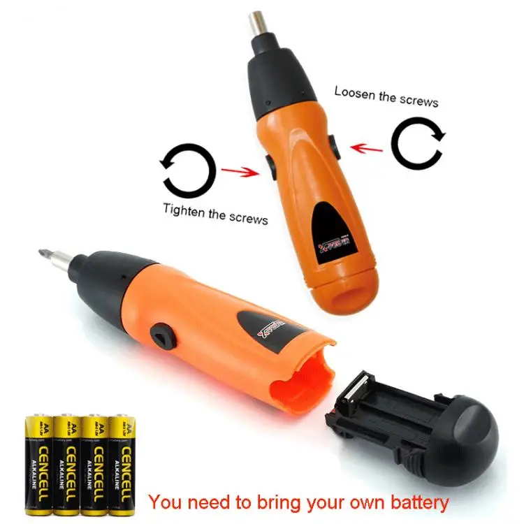 6V Cordless Screwdriver Operated Electric Mini with Two-way Rotating Head and Screw for Household Maintenance | Инструменты